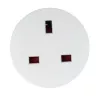 Hama 00121991 strāvas spraudņu adapteris Tips F Tips G (UK) Balts