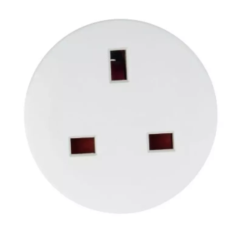 Hama 00121991 strāvas spraudņu adapteris Tips F Tips G (UK) Balts