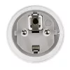 Hama 00121991 strāvas spraudņu adapteris Tips F Tips G (UK) Balts