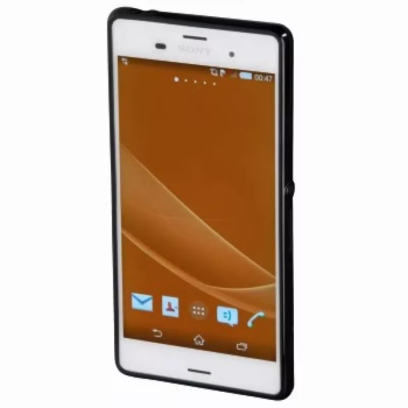 Hama Crystal mobilā telefona vāciņš, pārvalks, melns