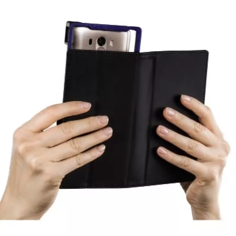 Hama Move mobilā tālruņa futlāris 14,7 cm (5,8 collas) Folio melns