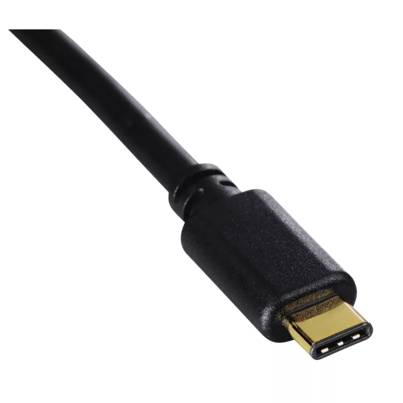 Hama USB-C/USB A, 1,8 m USB kabelis USB 3.2 Gen 2 (3.1 Gen 2) USB C Melns