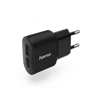 Hama 00183227 mobilās ierīces lādētājs Mobilais tālrunis, viedtālrunis, planšetdators Melns USB Iekštelpu