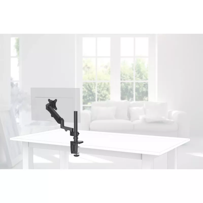 Hama 00118496 monitora stiprinājums / statīvs 88.9 cm (35 collas) Galda, melns