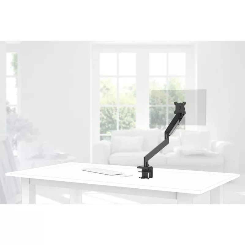 Hama 00118497 monitora stiprinājums / statīvs 88,9 cm (35 collas) galdam, melns