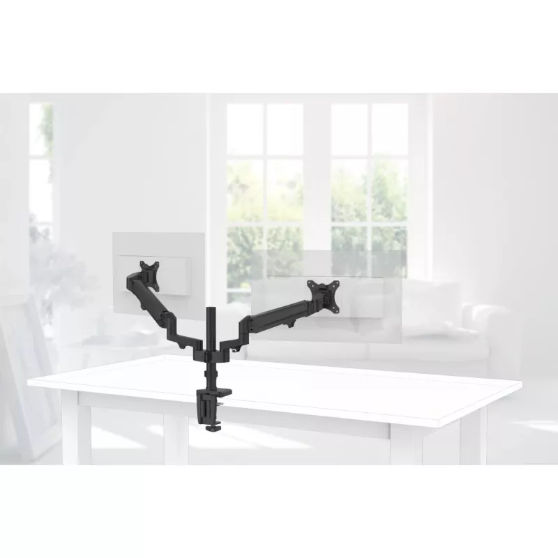 Hama 00118498 monitora stiprinājums / statīvs 81,3 cm (32 collas) Galda, Melns