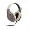 Hama SoundZ 333 austiņas ar vadu, galvas stīpa, spēlēm, USB Type-A, bēšas, brūnas