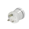 Hama 00223433 strāvas spraudņa adapteris Type G (UK) Type C (Europlug)+Type F Balts