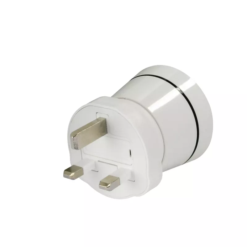 Hama 00223433 strāvas spraudņa adapteris Type G (UK) Type C (Europlug)+Type F Balts