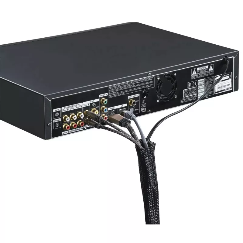 Hama 00220995 kabeļu organizators Universāls Kabeļu uzmava Melna 1 gab.