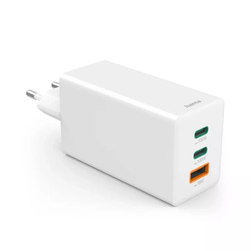 Hama 00125140 mobilās ierīces lādētājs Universāls Balts Maiņstrāva Ātrā uzlāde Iekštelpām