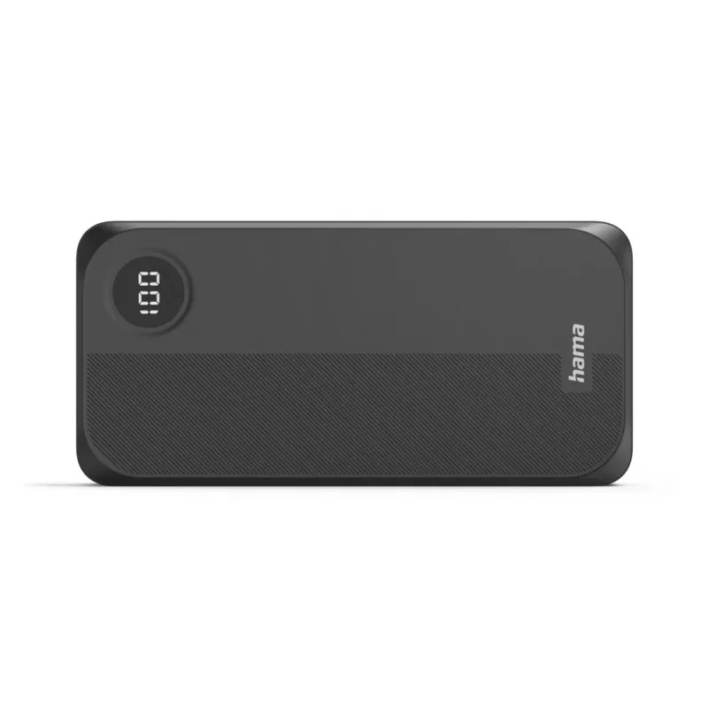Hama 00201755 ārējais akumulators litija polimēru (LiPo) 20000 mAh melns