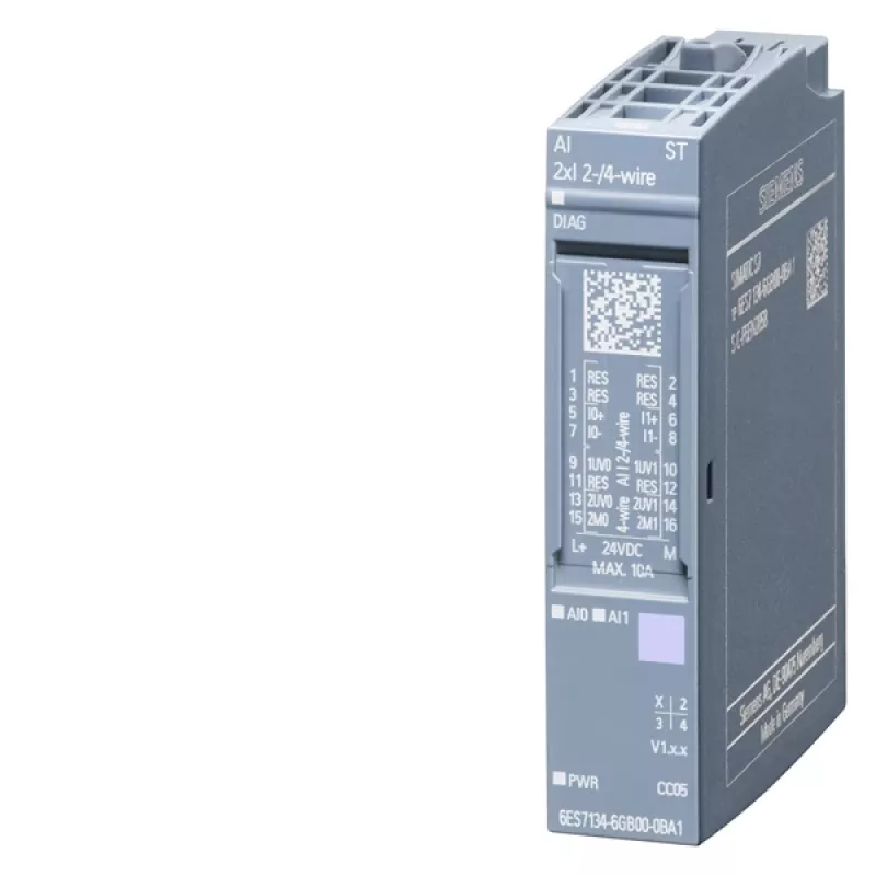 Siemens 6ES7134-6GB00-0BA1 digitālais/analogais ievades/izvades modulis Analog