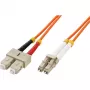 Techly SC/LC Multimode 50/125 OM2 5m Fiberoptiskais kabelis ILWL D5-SCLC-050