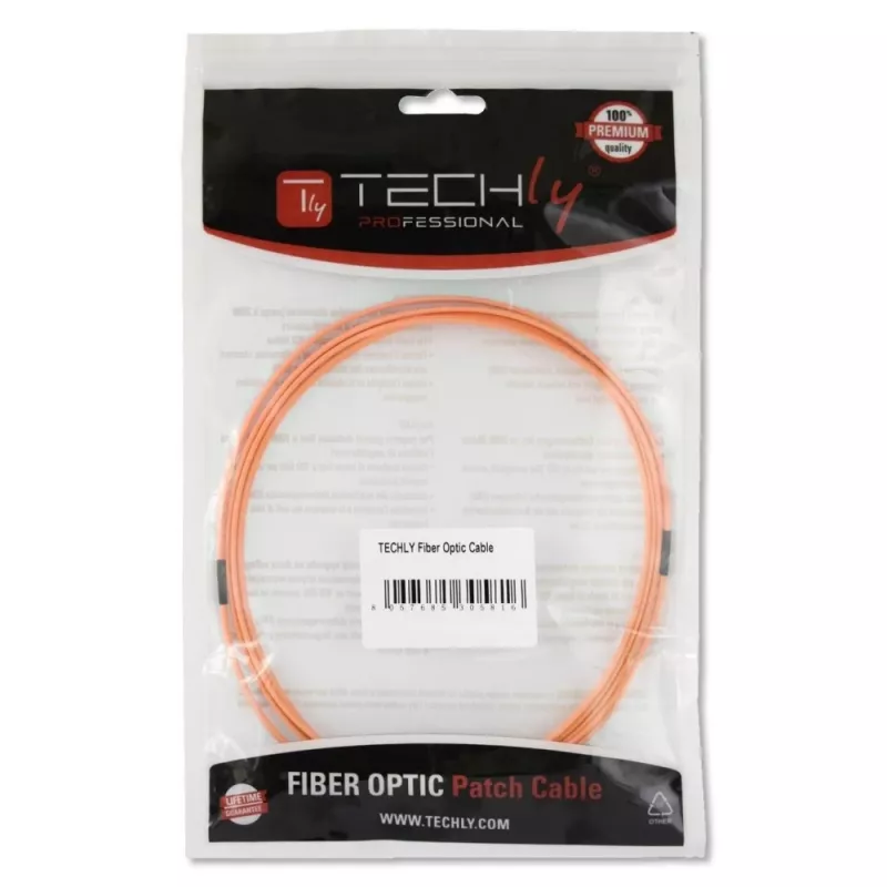 Techly SC/LC Multimode 50/125 OM2 5m Fiberoptiskais kabelis ILWL D5-SCLC-050
