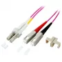 Techly SC/LC Multimode 50/125 OM4 15m optiskās šķiedras kabelis ILWL D5-SCLC-150/OM4