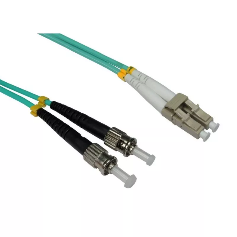 Techly ST/LC Multimode 50/125 OM3 10m optiskās šķiedras kabelis ILWL D5-STLC-100/OM3