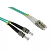 Techly ST/LC Multimode 50/125 OM3 2m optiskās šķiedras kabelis ILWL D5-STLC-020/OM3