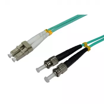 Techly ST/LC Multimode 50/125 OM3 3m optiskās šķiedras kabelis ILWL D5-STLC-030/OM3