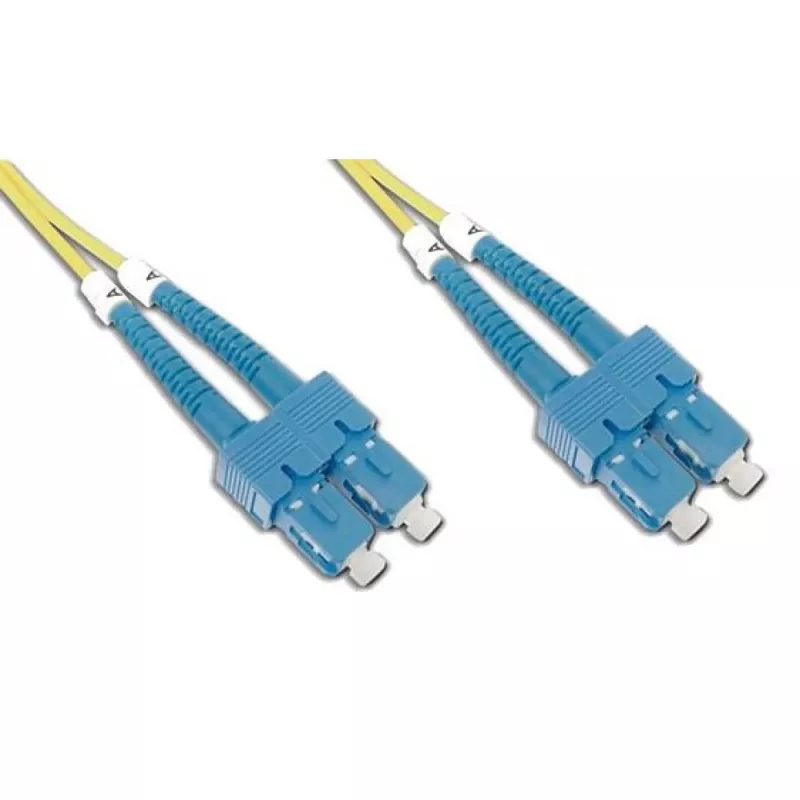 Techly SC/SC vienmoda 9/125 OS2 5m optiskās šķiedras kabelis, 5 m, OS2, SC, SC