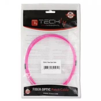 Techly LC/LC Multimode 50/125 OM4 20m optiskās šķiedras kabelis ILWL D5-LCLC-200/OM4