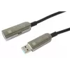 Techly ICOC U3AMF-HY-020 USB kabelis USB 3.2 Gen 1 (3.1 Gen 1) 20 m USB A Melns