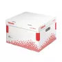 Esselte arhivēšanas konteiners Speedbox FSC® Medium, sarkans, balts, 430 g, 325 x 367 x 263 mm