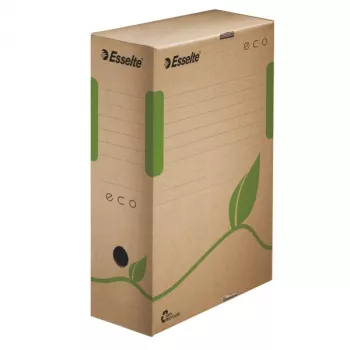Esselte arhivēšanas kaste Eco FSC® 100 mm, brūna, zaļa, A4, 140 g, 100 x 327 x 233 mm