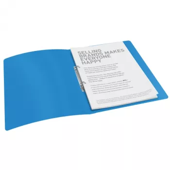 Esselte Ring Binder PP Vivida 2RR/16 mm, A4, Plastmasa, Zila, 100 lapas, 1,6 cm, 25 mm