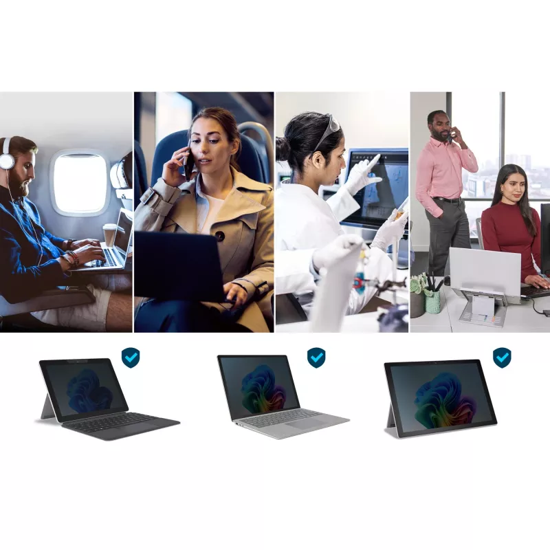 Kensington privātuma filtrs - divvirzienu noņemams Microsoft Surface Pro 2017