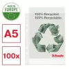 Esselte Recycle Pocket A5, 150 x 210 mm (A5), caurspīdīga, polipropilēns (PP), ainava/portrets, augšā, 0,07 mm