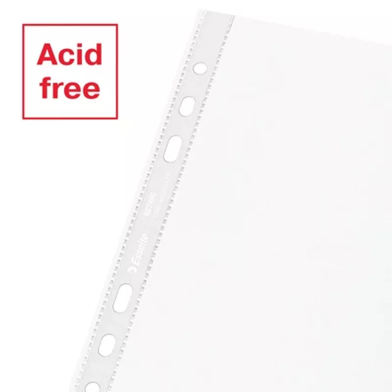 Esselte Recycle Pocket A5, 150 x 210 mm (A5), caurspīdīga, polipropilēns (PP), ainava/portrets, augšā, 0,07 mm
