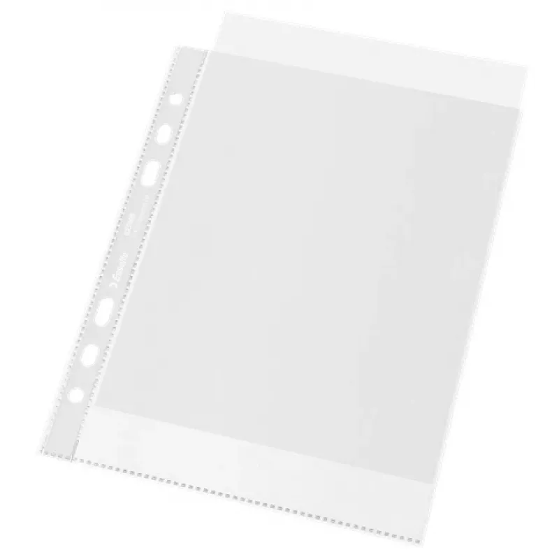 Esselte Recycle Pocket A5, 150 x 210 mm (A5), caurspīdīga, polipropilēns (PP), ainava/portrets, augšā, 0,07 mm