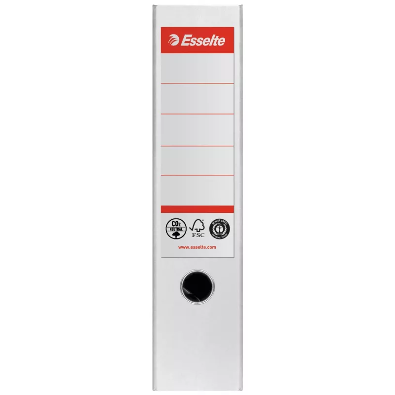 Esselte sviru mape Nr.1, 100% pārstrādāts kartons, A4, glabāšana, kartons, balta, 500 lapas, 80 g/m²