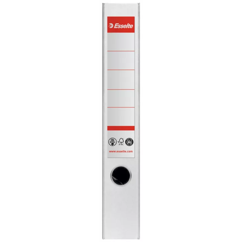 Esselte Lever Arch File No.1, 100% pārstrādāts kartons, A4, glabāšana, kartons, balta, 350 lapas, 80 g/m²