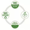 Esselte Recycle kabata A4, 210 x 297 mm (A4), Caurspīdīgs, Polipropilēns (PP), Portrets, Augšpusē, 0,07 mm
