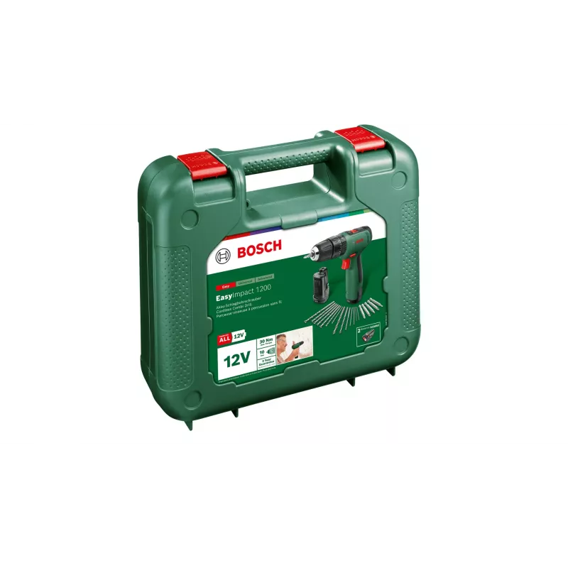 Bosch EasyImpact 1200 1500 RPM Bezatslēgas 1.1 kg Melns, Zaļš