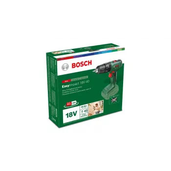 Bosch EasyImpact 18V 40 1630 RPM Keyless 1.4 kg zaļa