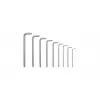 Bosch 1 600 A02 Z9C, L-veida Torx atslēgu komplekts, TX10, TX15, TX20, TX25, TX27, TX30, TX40, TX8, TX9, zaļa, sudraba, tērauds, plastmasa, 69 mm