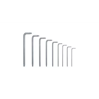 Bosch 1 600 A02 Z9C, L-veida Torx atslēgu komplekts, TX10, TX15, TX20, TX25, TX27, TX30, TX40, TX8, TX9, zaļa, sudraba, tērauds, plastmasa, 69 mm