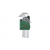 Bosch 1 600 A02 Z9C, L-veida Torx atslēgu komplekts, TX10, TX15, TX20, TX25, TX27, TX30, TX40, TX8, TX9, zaļa, sudraba, tērauds, plastmasa, 69 mm