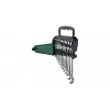 Bosch 1 600 A02 Z9D, 6,7,8,9,10,11,12,13,14,15,17,19 mm, nerūsējošais tērauds, hroma-vanādija tērauds, matēts, 12 gab.