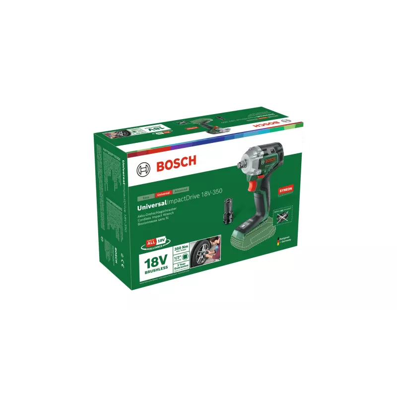Bosch ImpactDrive 18V-350 2300 RPM melns, zaļš