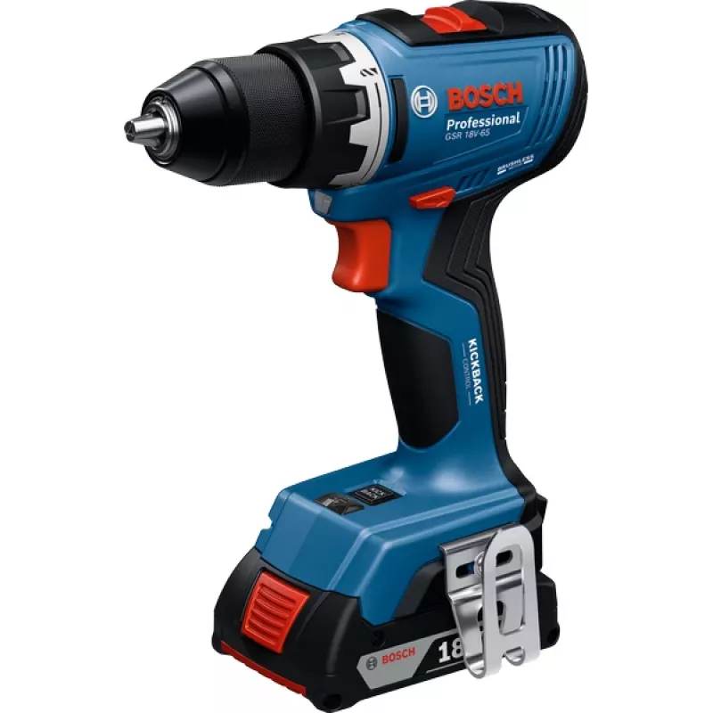 Bosch GSR 18V-65 Professional 2100 RPM atslēga 1,06 kg melns, zils