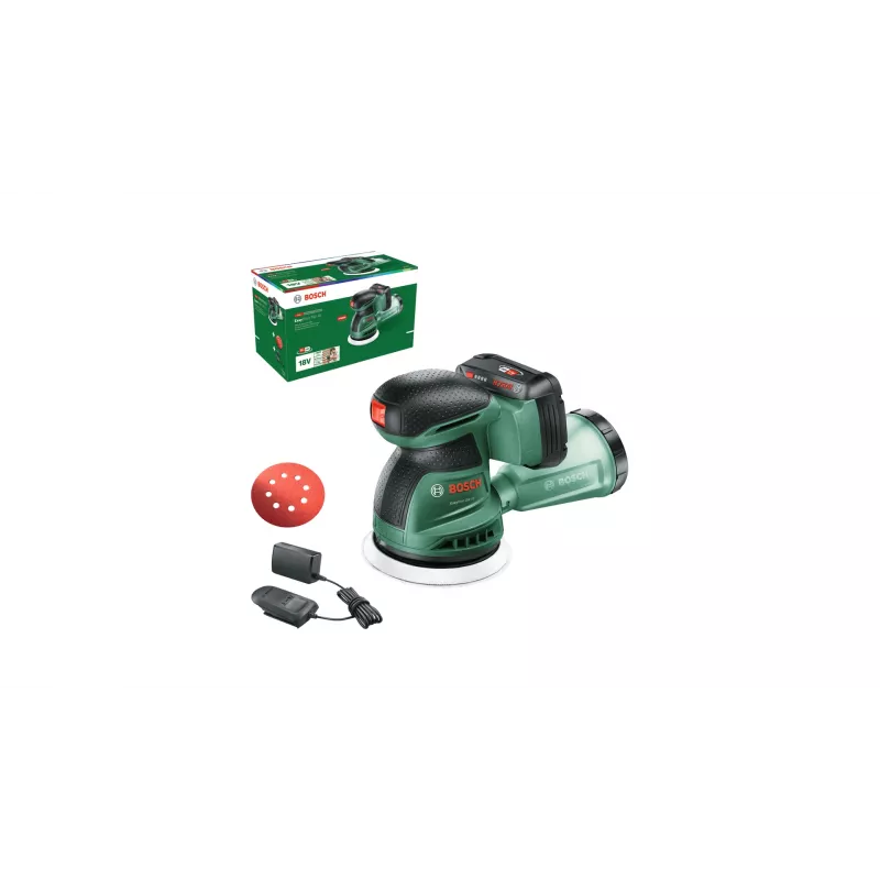 Bosch EasyOrbit 18V-10 orbitālais slīpmašīna 23000 OPM melna, zaļa