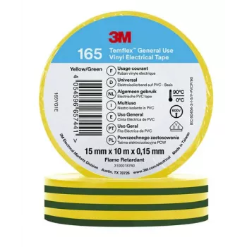 3M 165YG1E elektriskā lente 1 gab.