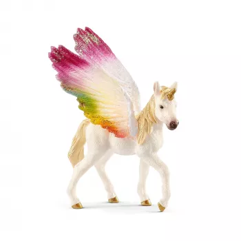 schleich BAYALA Spārnotais varavīksnes vienradža kumeļš, 5 gadi, Vienradzis/Pegazs, Vienradži un fejas, Daudzkrāsains, Plastmasa, 1 gab.