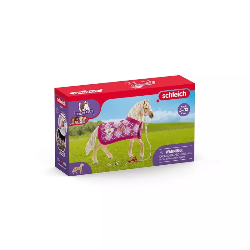 schleich HORSE CLUB Sofijas modes darinājums, Zirgi, 5 gadi, Brūna, Rozā