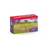 schleich HORSE CLUB aploks ar ieejas vārtiem, rotaļu figūru žogs, 5 gadi, Zirgu stallis, Zirgi, Bēša, Brūna
