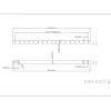 Multibrackets M pagarinātājcaurule griestu stiprinājumam melna 3000 mm, Caurule, Melna, Tērauds, 4,55 kg, 4,55 kg, 55 mm